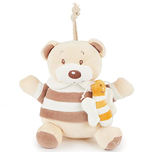 Pozytywka Bieco niedźwiedź Bubu, 20 cm / pozytywka dla niemowląt / pomoc w...
