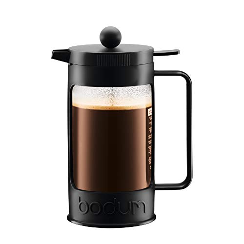 BODUM Bean 8 filiżanek francuski ekspres do kawy, czarny, 1 l, 975 ml