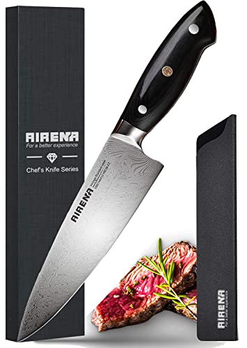 AIRENA Profesjonalny nóż szefa kuchni – nóż kuchenny 20 cm, nóż szefa...