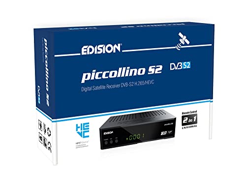 EDISION Piccollino DVB-S2 Full HD odbiornik satelitarny H.265/HEVC czytnik kart...