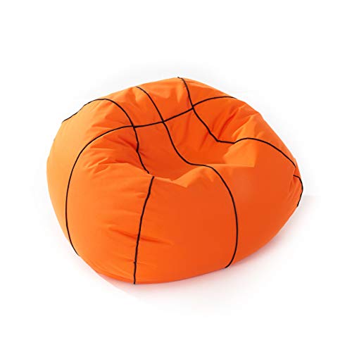 Lumaland Luksusowy worek do siedzenia do koszykówki wysokiej jakości poduszka...