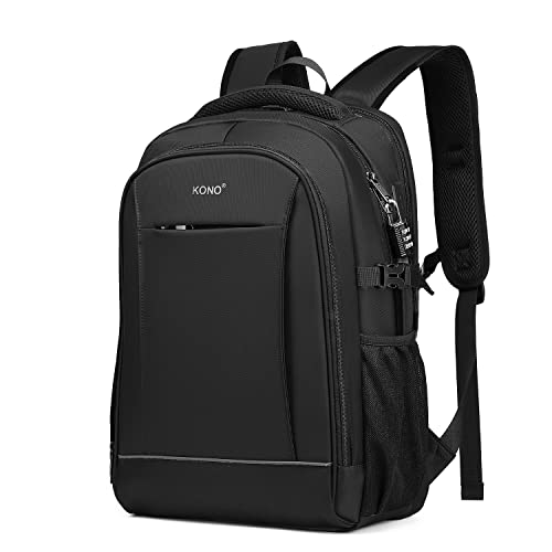 Plecak na laptopa, Kono Anti-Theft Business Work College plecak szkolny z portem...