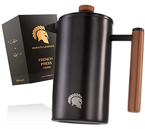 Barista Legends® French Press termiczny zaparzacz do kawy ze stali nierdzewnej...
