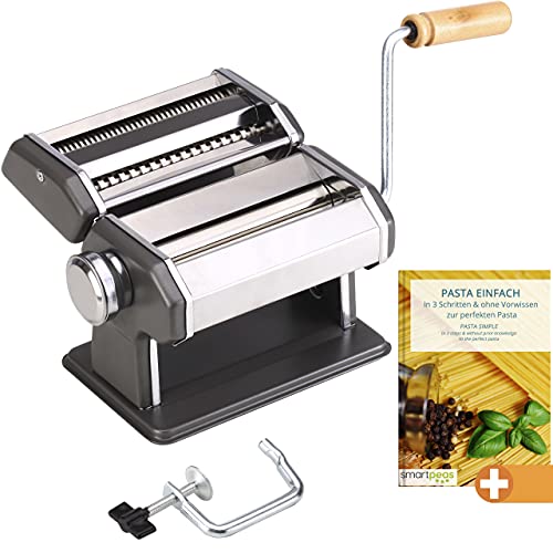 Smartpeas Pasta Maker – maszynka do makaronu – ręczna maszynka do makaronu...