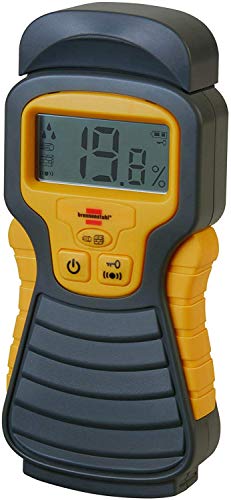 Brennenstuhl Feuchtigkeits-Detector MD (Feuchtigkeitsmessgerät/Feuchtigkeitsmesser für Holz oder Baustoffen, mit LCD-Display)