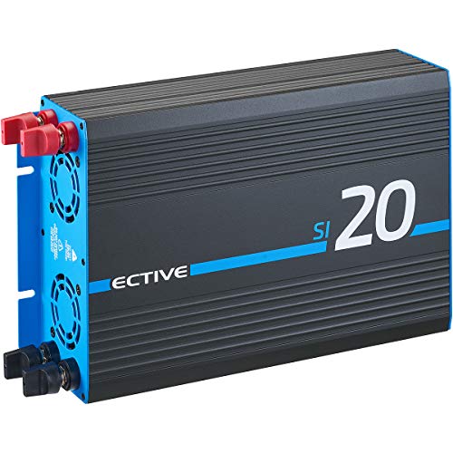 ECTIVE 2000W 12V zu 230V Sinus-Wechselrichter SI 20 mit reiner Sinuswelle in 7 Varianten