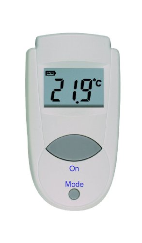 TFA Dostmann Infrarot-Thermometer Mini Flash, 31.1108, berührungsloses Messen von Oberflächen, 1s Messdauer, gemäß HACCP, vielseitig nutzbar