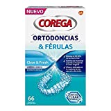 Tabletki czyszczące Corega do szyn dentystycznych i ortodoncji, szybkie i łatwe w użyciu czyszczenie, 66 tabletek
