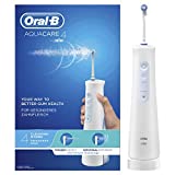 Oral-B Aquacare Irrigador Dental Portátil con Tecnología Oxyjet y 4 Modos de Limpieza - Blanco