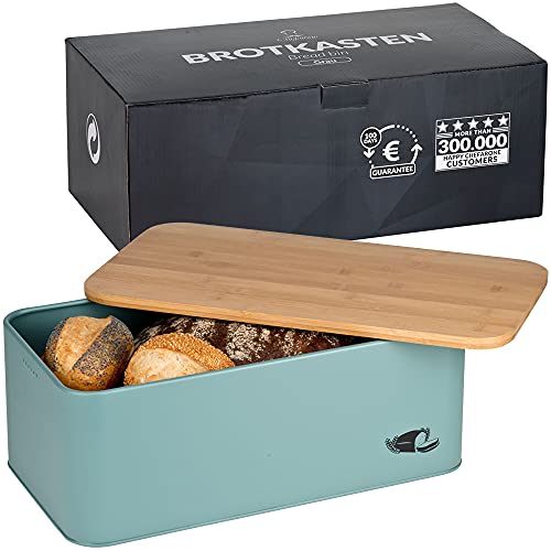 Deska do krojenia chleba Chefarone i pokrywka w jednym - pudełko na chleb z otworami wentylacyjnymi dla długotrwałego ...