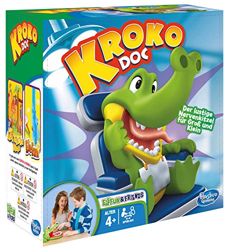 Hasbro B0408100 Gaming Kroko Doc, Geschicklichkeitsspiel für Vorschulkinder