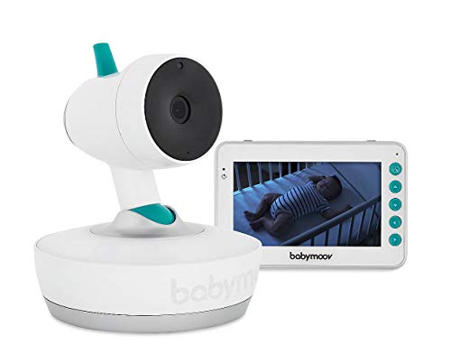 Babymoov Babyphone YOO-Moov - 360 Grad Kamera mit Fernsteuerung, 4,3' Bildschirm