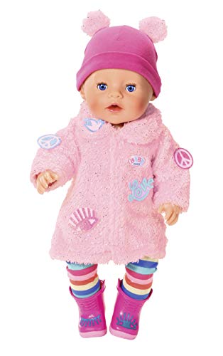 Płaszcz BABY born Deluxe dla lalki 43 cm - lekki dla małych rączek, kreatywna zabawa sprzyja empatii i ...