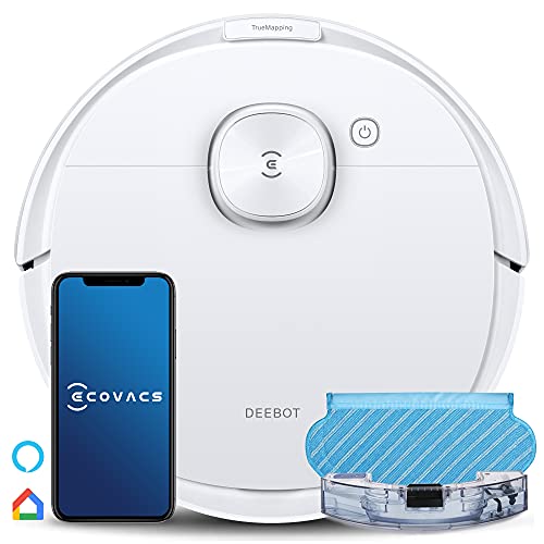 ECOVACS DEEBOT N8 (Modell 2021) Staubsauger Roboter mit Wischfunktion (OZMO), 2300 PA, Saugroboter...
