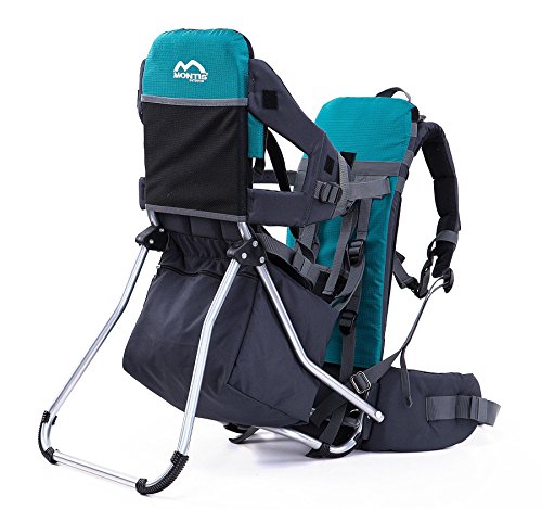 Montis Runner One Kindertragerucksack bis 25kg Gewicht - die Einstiegs Kraxe/Kindertrage für beide...