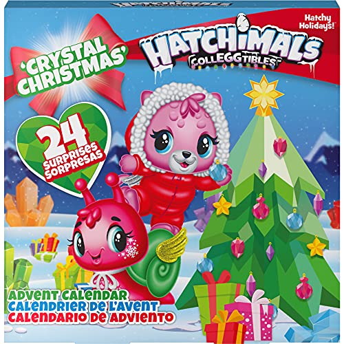 Hatchimals CollEGGtibles Crystal Christmas - Adventskalender mit 15 exklusiven Sammelfiguren und mehr als 24...