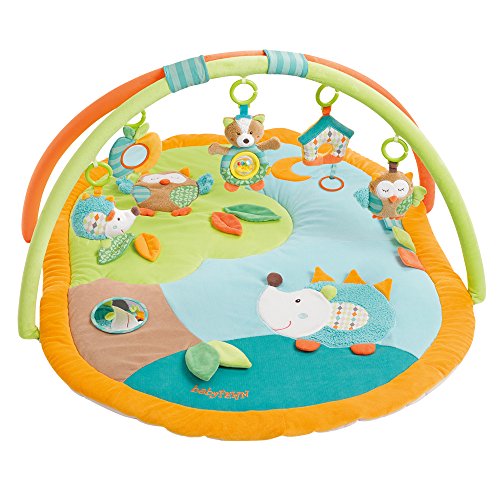 Fehn 071559 3-D-Activity-Decke Sleeping Forest / Spielbogen mit 5 abnehmbaren Spielzeugen für Babys Spiel &...