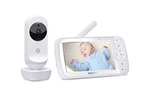 Motorola Baby Ease 35 - Babyphone mit Kamera – 5,0 Zoll Video Baby Monitor HD Display - Nachtsicht,...