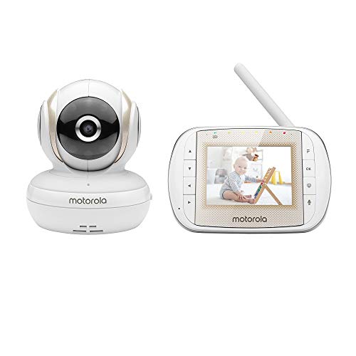 Elektroniczna niania wideo Motorola Baby MBP30A z ręcznym urządzeniem o przekątnej 7,6 cm (3 cale) i zdalnym skanowaniem.  Z WIELKIEJ BRYTANII...