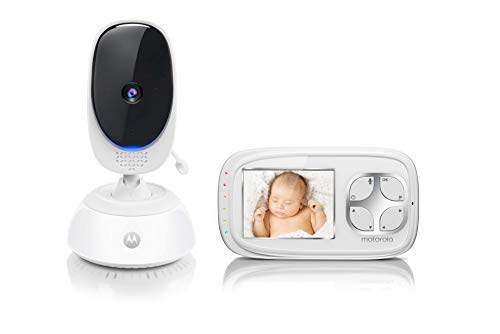 Motorola Baby Comfort 35 Video-Babyphone mit Schwenk- und Zoomfunktion, 2.8 Zoll Farbdisplay, Nachtsicht,...