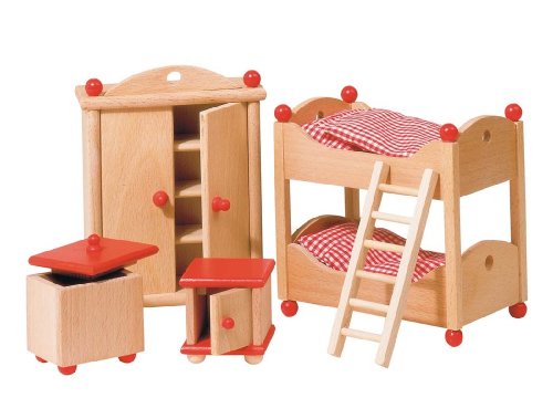 goki 51953 - Puppenmöbel Kinderzimmer