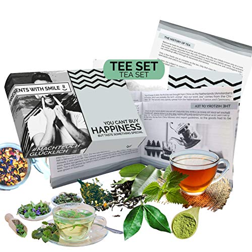 Zestaw do degustacji herbaty herbaty z całego świata pudełko upominkowe |  10x25g herbaty World Tour pomysł na prezent zestaw podarunkowy dla kobiet ...