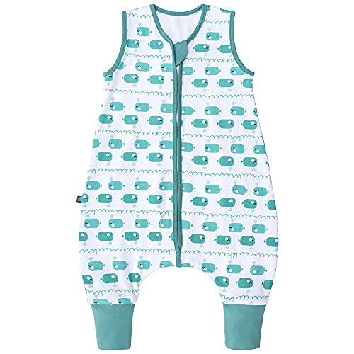 Premium Baby Schlafsack mit Füßen Sommer, Bequem & Atmungsaktiv, 100% Bio-Baumwolle, Oeko-TEX Zertifiziert,...
