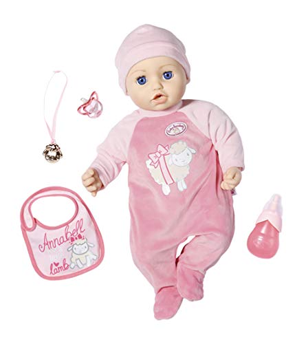 Zapf Creation 702475 Lalka Baby Annabell Annabell z realistycznymi funkcjami i akcesoriami 43 cm, różowy, online ...