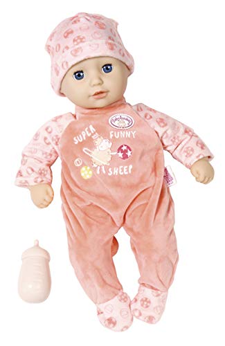 Zapf Creation 704554 Baby Annabell Mała lalka Annabell z miękkim ciałem i śpiącymi oczami 36 cm, różowa, ...
