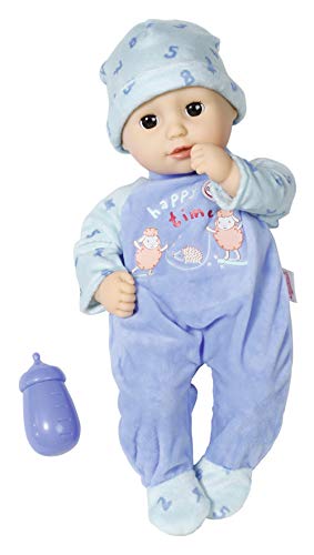 Zapf Creation 704592 Baby Annabell Little Alexander Puppe mit weichem Stoffkörper und Schlafaugen 36 cm,...