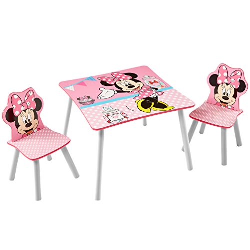 Myszka Minnie - zestaw stół i 2 krzesełka dla dzieci