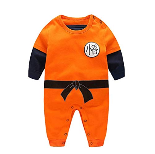 Dragon Ball Z Design Baby Jungen Mädchen Strampler Cosplay Kostüm Goku-inspiriert Säugling Outfit Overall...